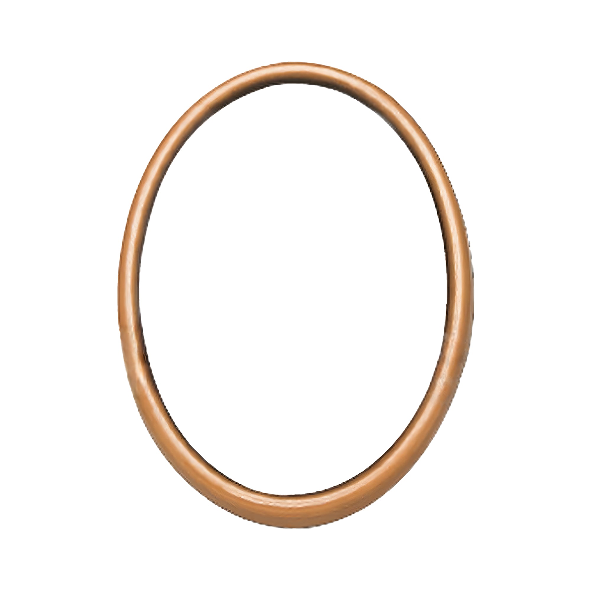 Oval Brass Photo Frame 11x15cm