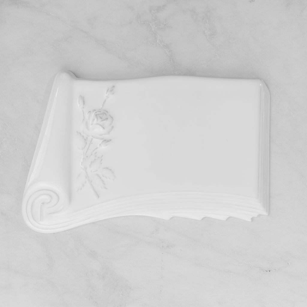 Memorial Ceramic Photo Plaque, 18 x 29 cm – Papyrus Porcelain for Headstones