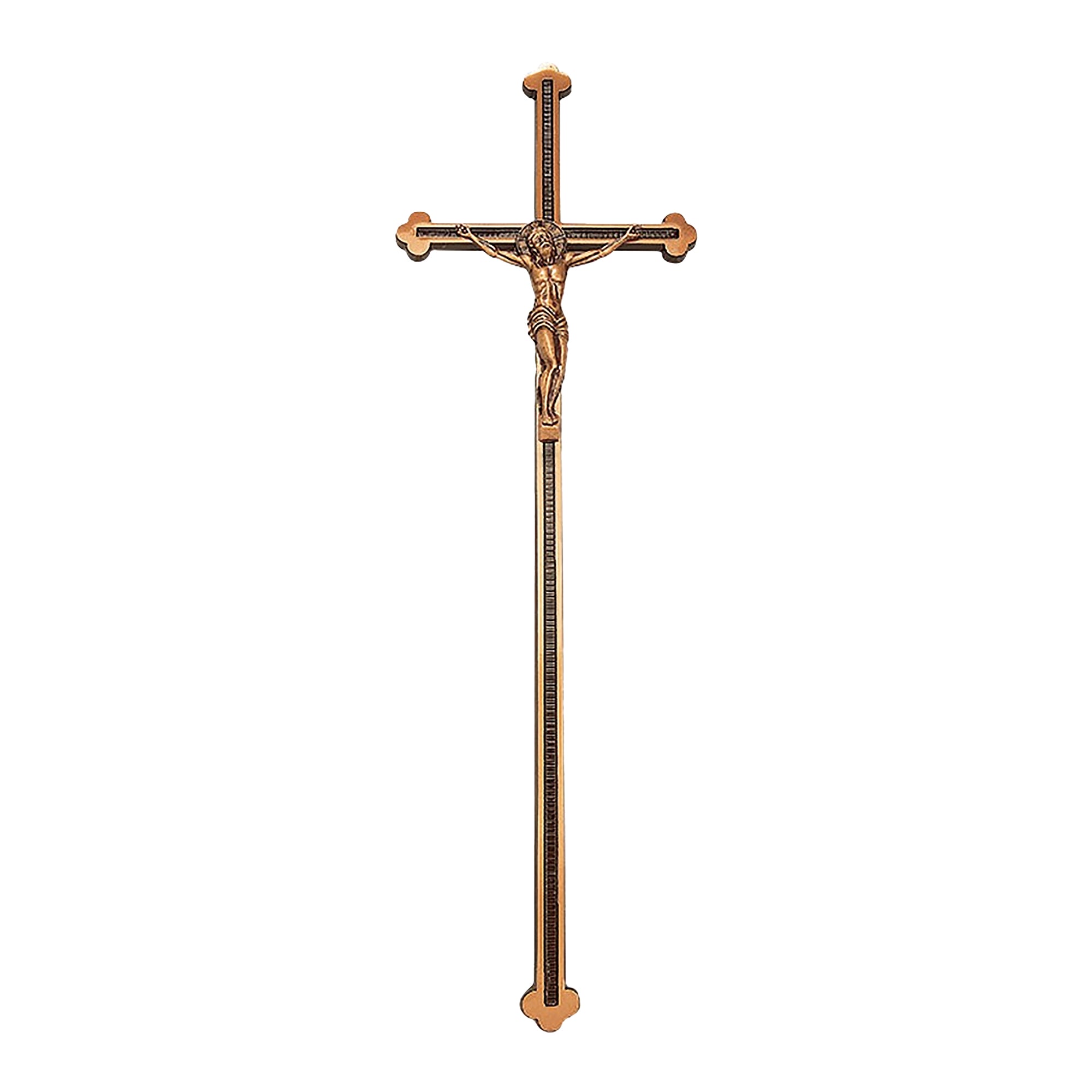 Brass Monument Crucifix, 58 x 19 cm