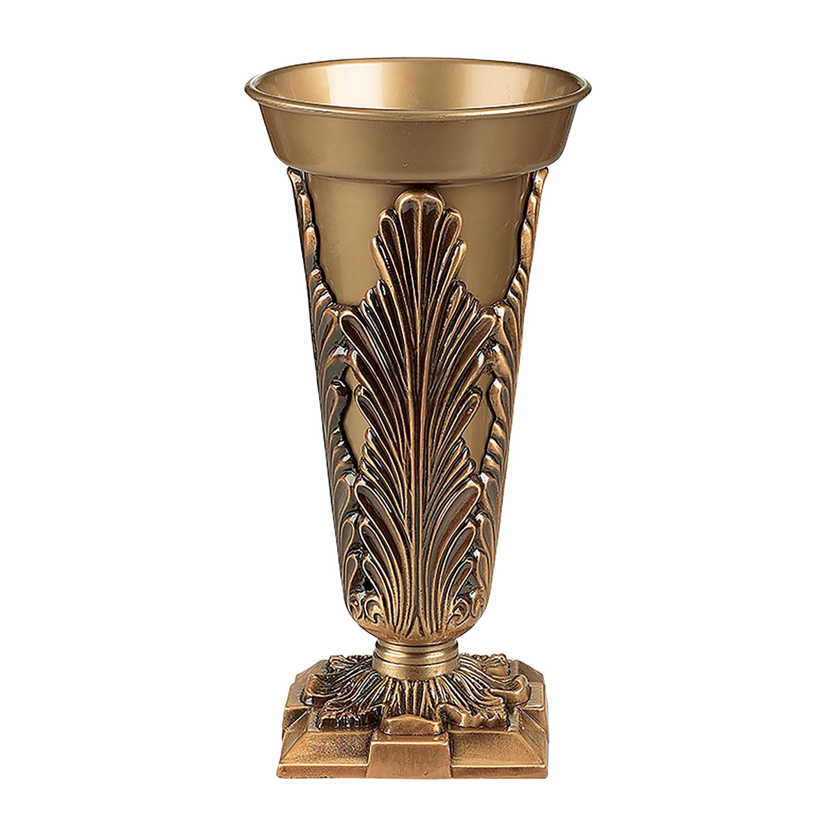 Brass Monument Flowerpot, 30 x 15 cm