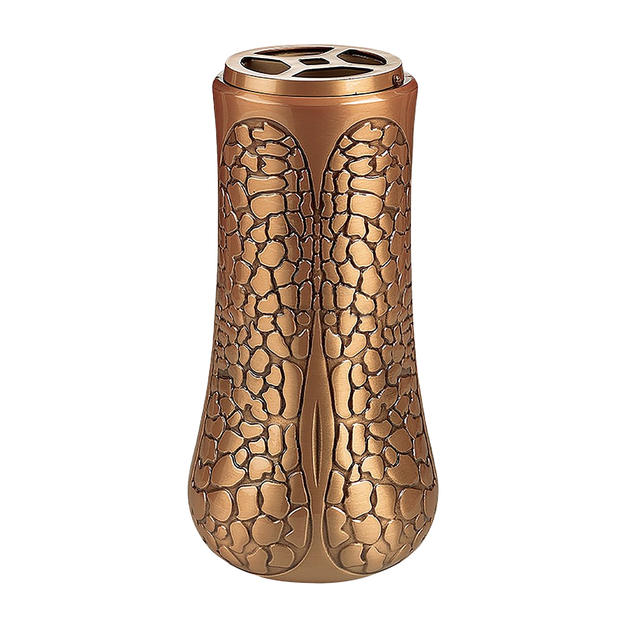 Brass Monument Flowerpot, 27 x 12 cm