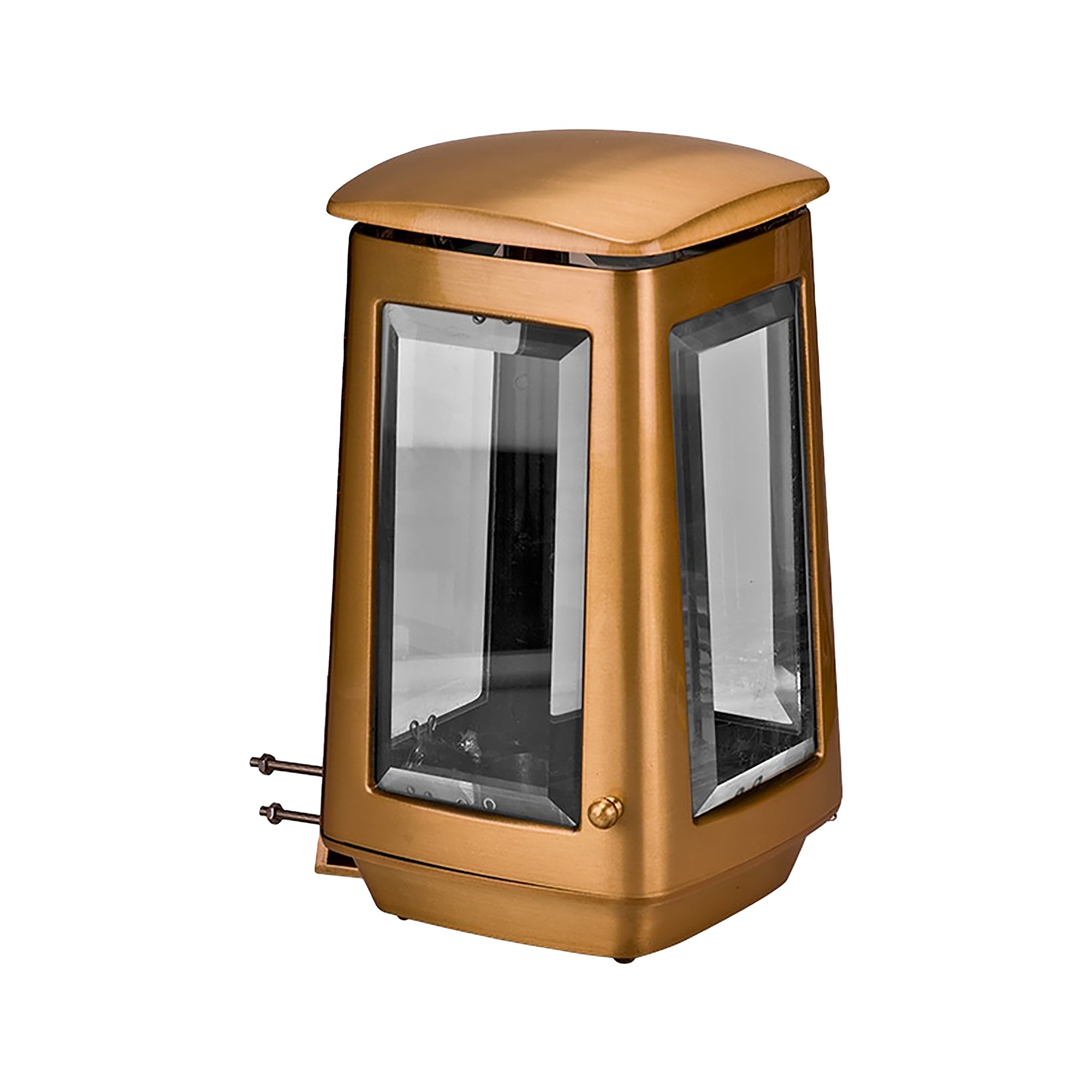 Brass Monument Candle Lamp, 26 x 14 cm