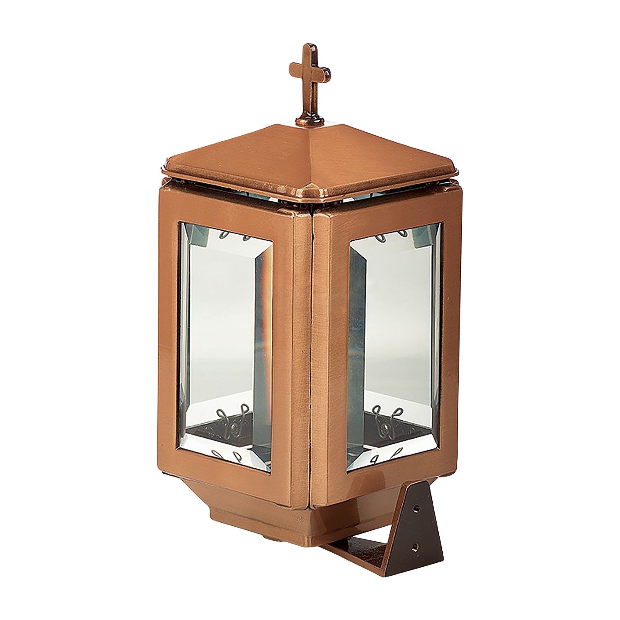 Brass Monument Candle Lamp, 25,5 x 14 cm