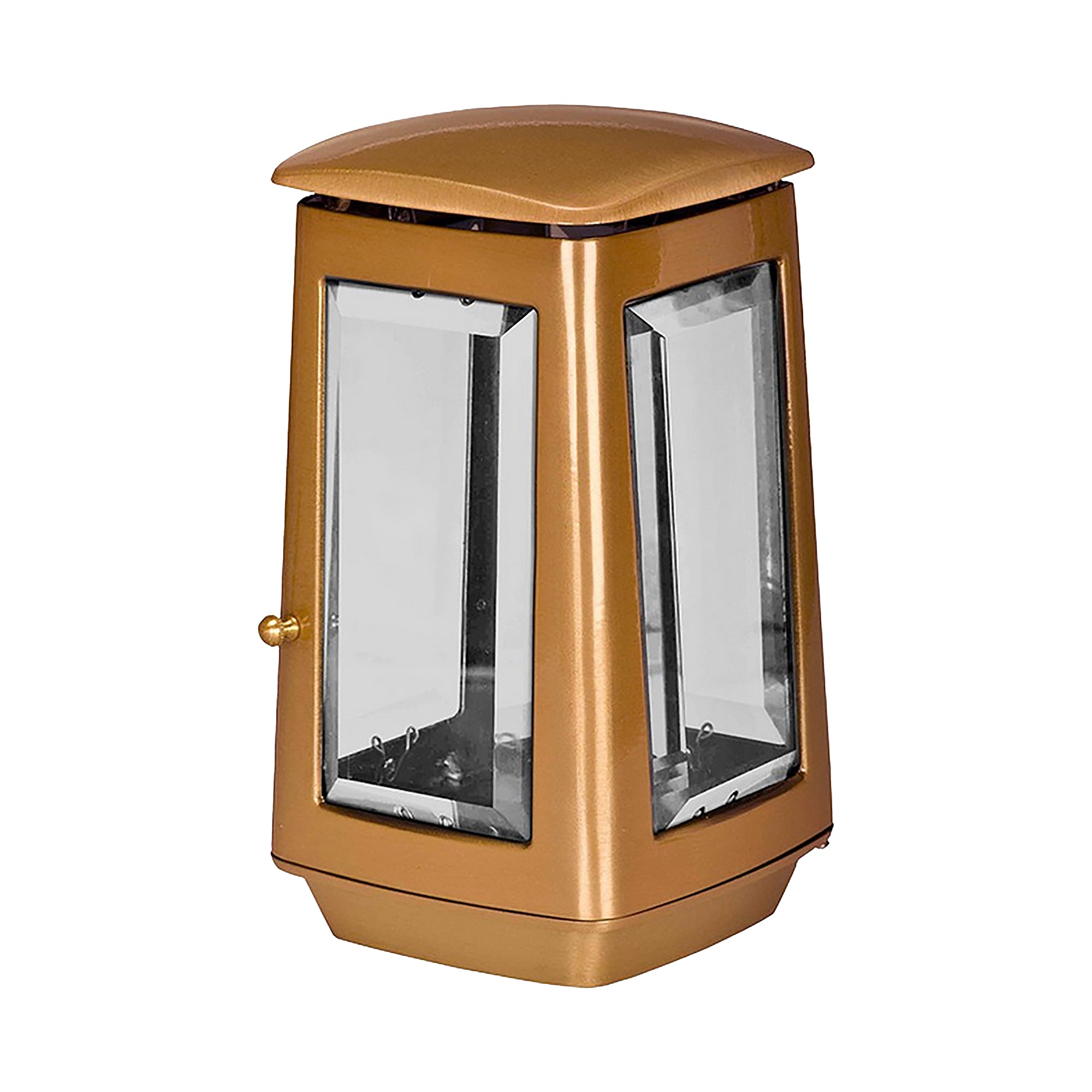 Brass Monument Candle Lamp, 26 X 14 cm