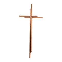 Brass Monument Cross, 53 x 24 cm