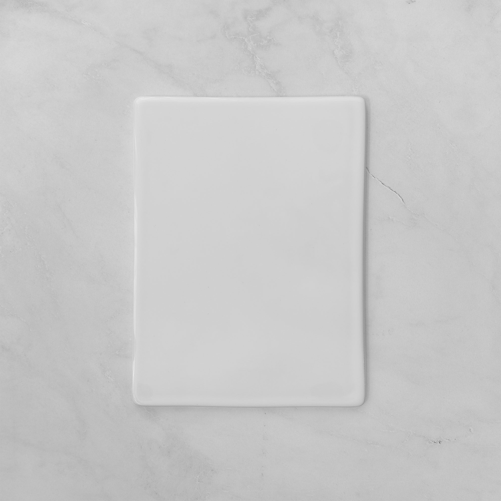 Memorial Ceramic Photo Plaque, 13 x 18 cm – Rectangular Porcelain for Headstones