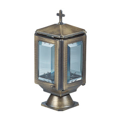 Candle lamp four-sided antique