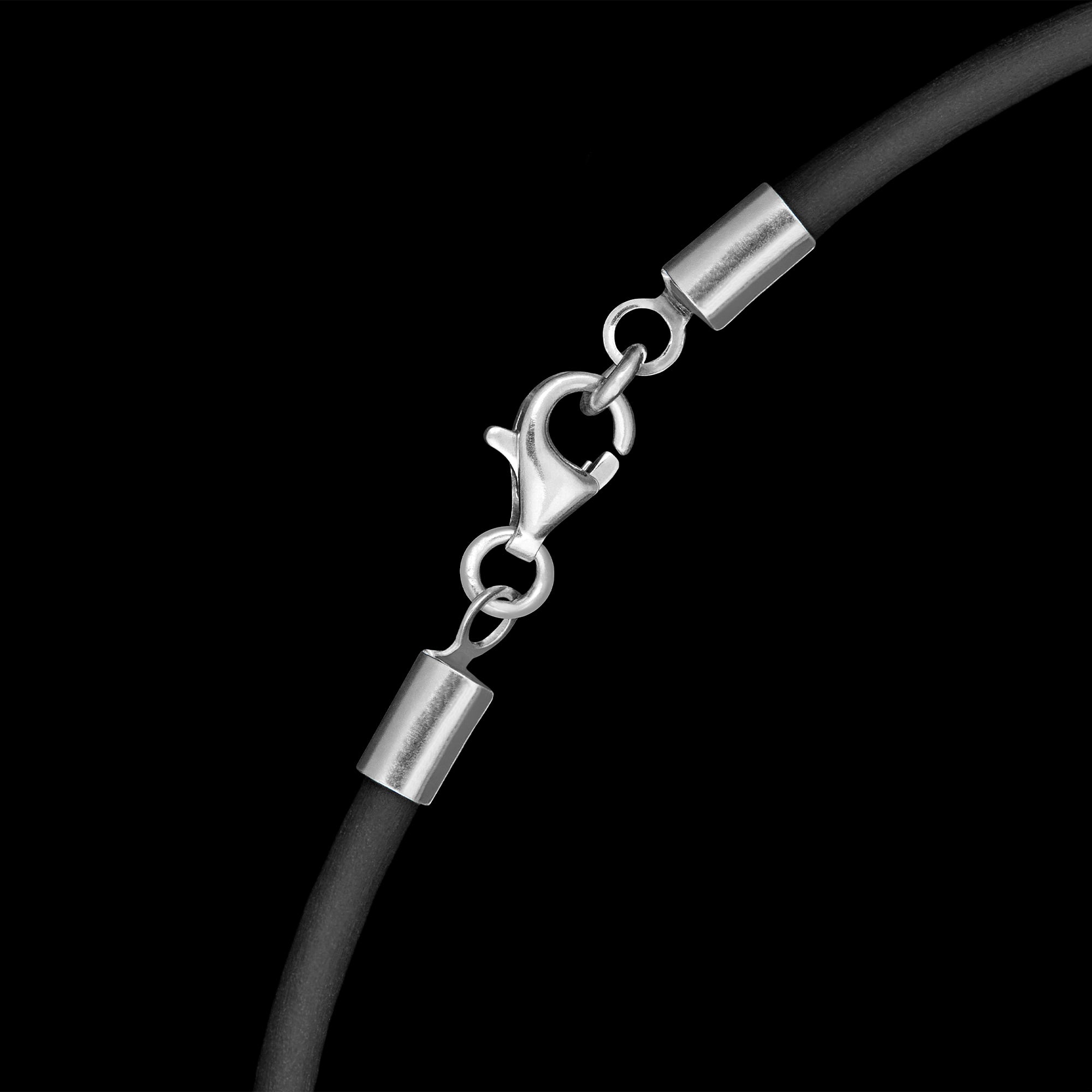 Ciondolo commemorativo con pietra in ceramica a forma di cuore, argento sterling 925