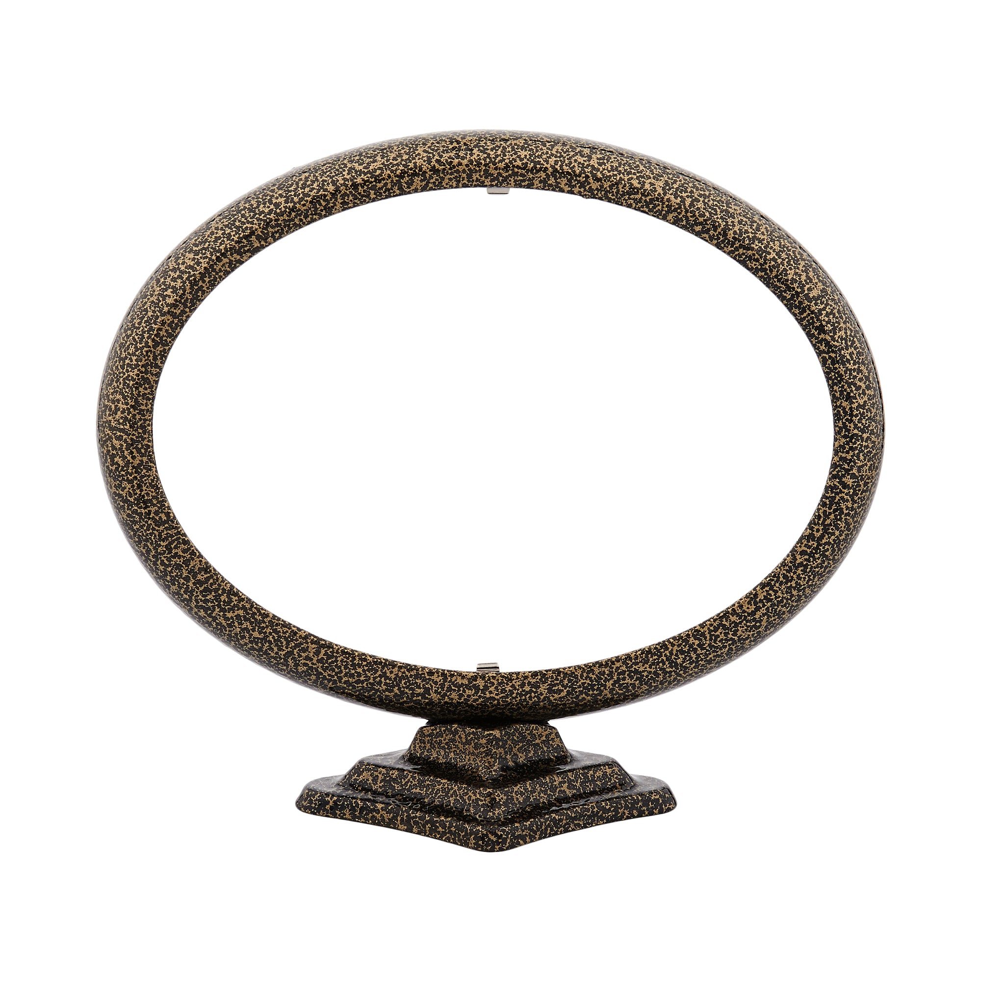 Cornice Portafoto Ovale In Alluminio 13x18cm Con Supporto  Immagine secondaria del prodotto