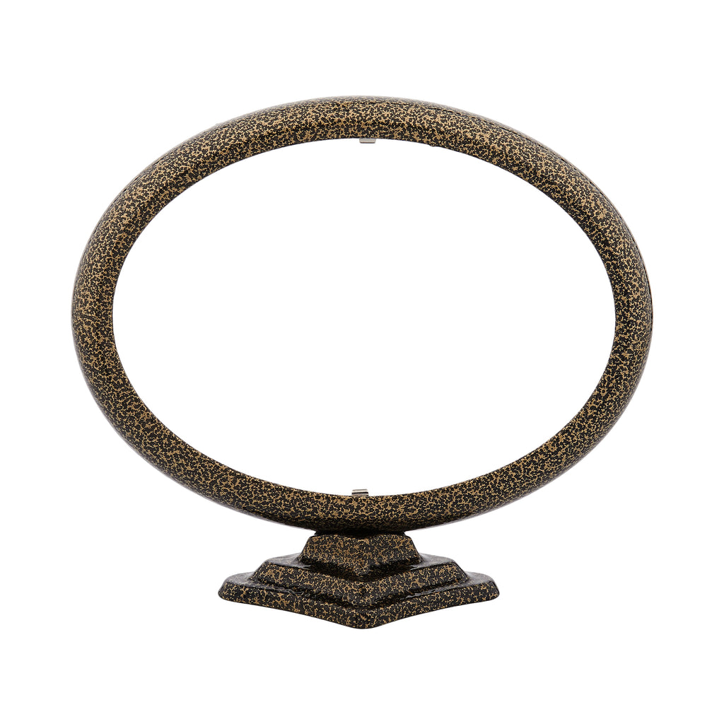 Oval Aluminium Photo Frame 13x18cm with Support