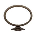 Oval Aluminium Photo Frame 13x18cm with Support