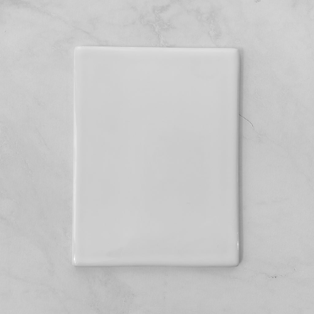 Memorial Ceramic Photo Plaque, 9 x 12 cm – Rectangular Porcelain for Headstones