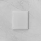 Memorial Ceramic Photo Plaque, 5 x 6 cm – Rectangular Porcelain for Headstones