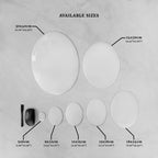 Memorial Ceramic Photo Plaque, 11 x 15 cm – Oval Porcelain for Headstones