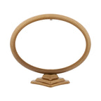 Oval Aluminium Photo Frame 13x18cm with Support