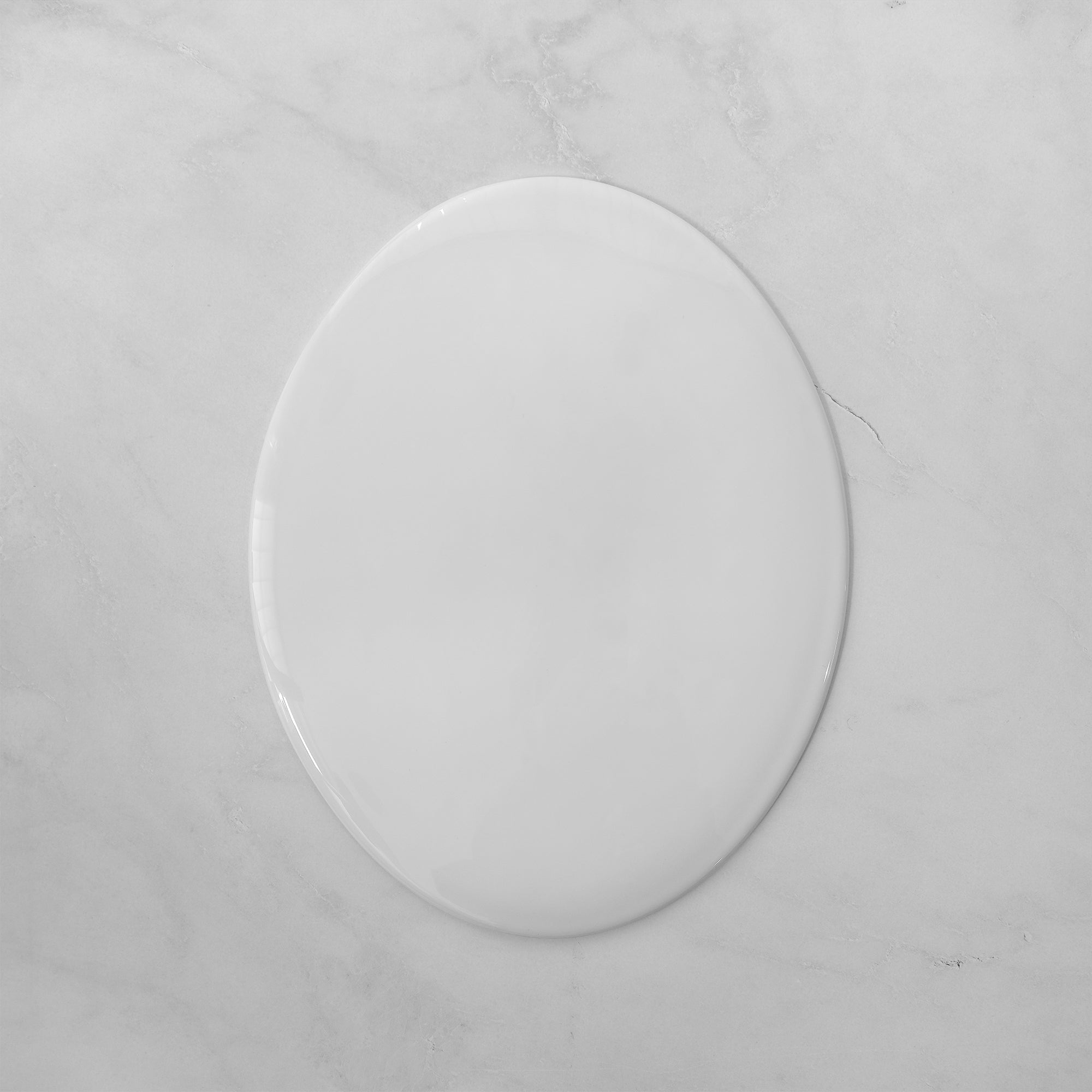 Memorial Ceramic Photo Plaque, 24 x 30 cm – Oval Porcelain for Headstones