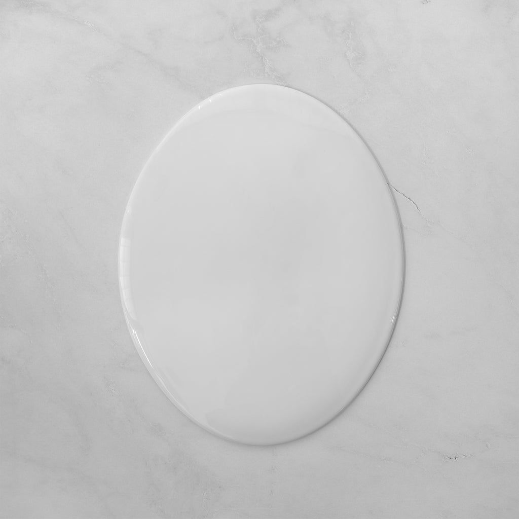 Memorial Ceramic Photo Plaque, 24 x 30 cm – Oval Porcelain for Headstones