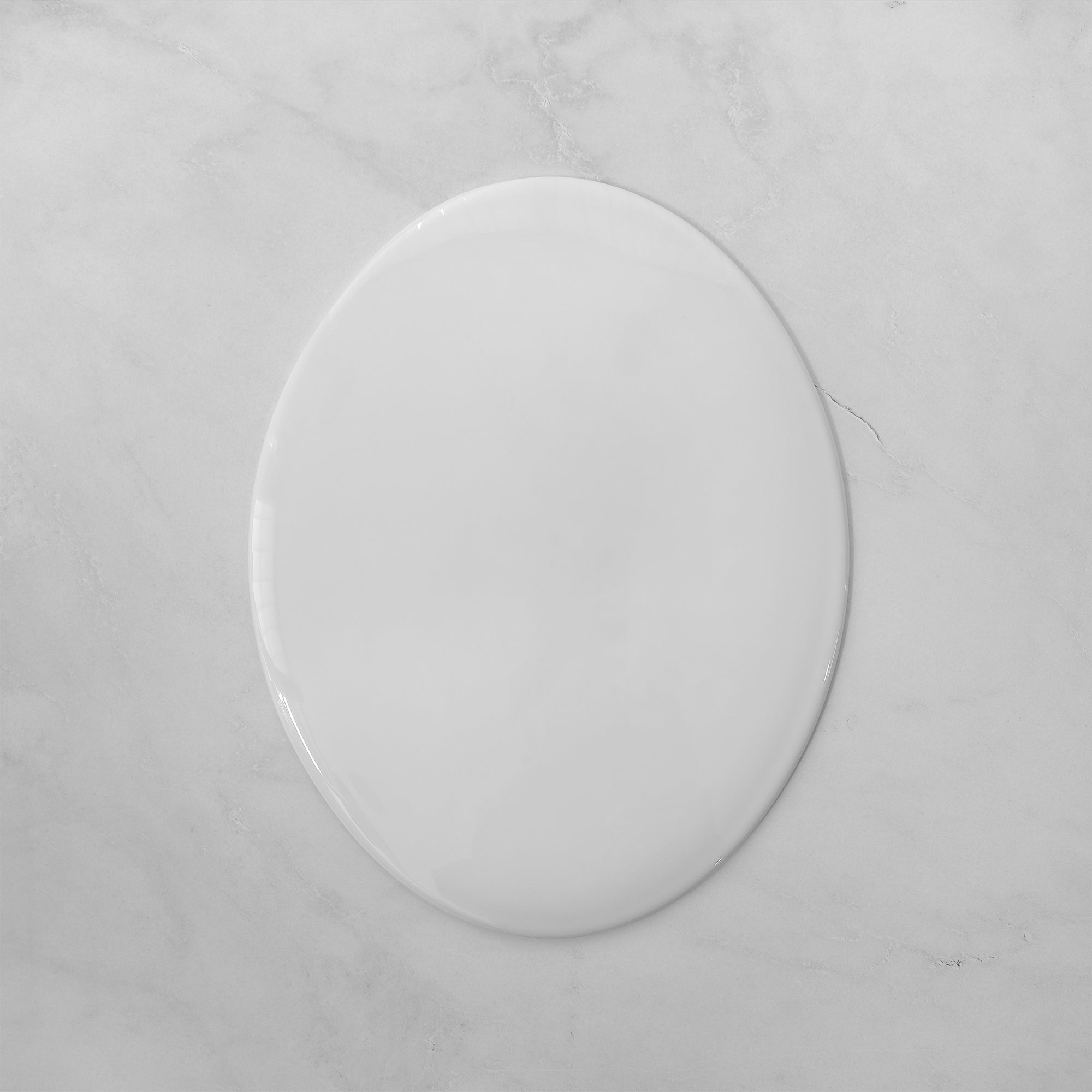 Memorial Ceramic Photo Plaque, 24 x 30 cm – Oval Porcelain for Headstones