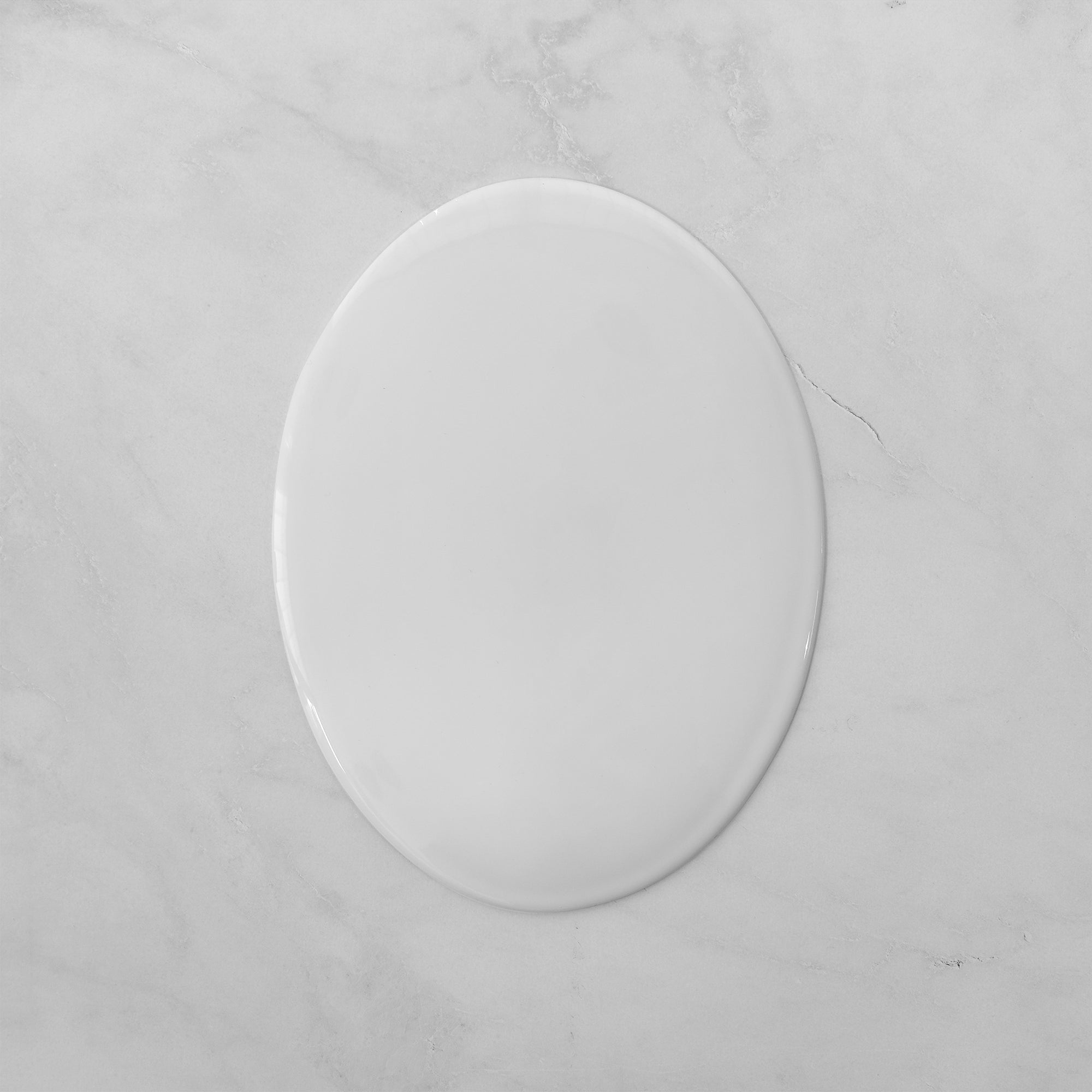 Memorial Ceramic Photo Plaque, 18 x 24 cm – Oval Porcelain for Headstones