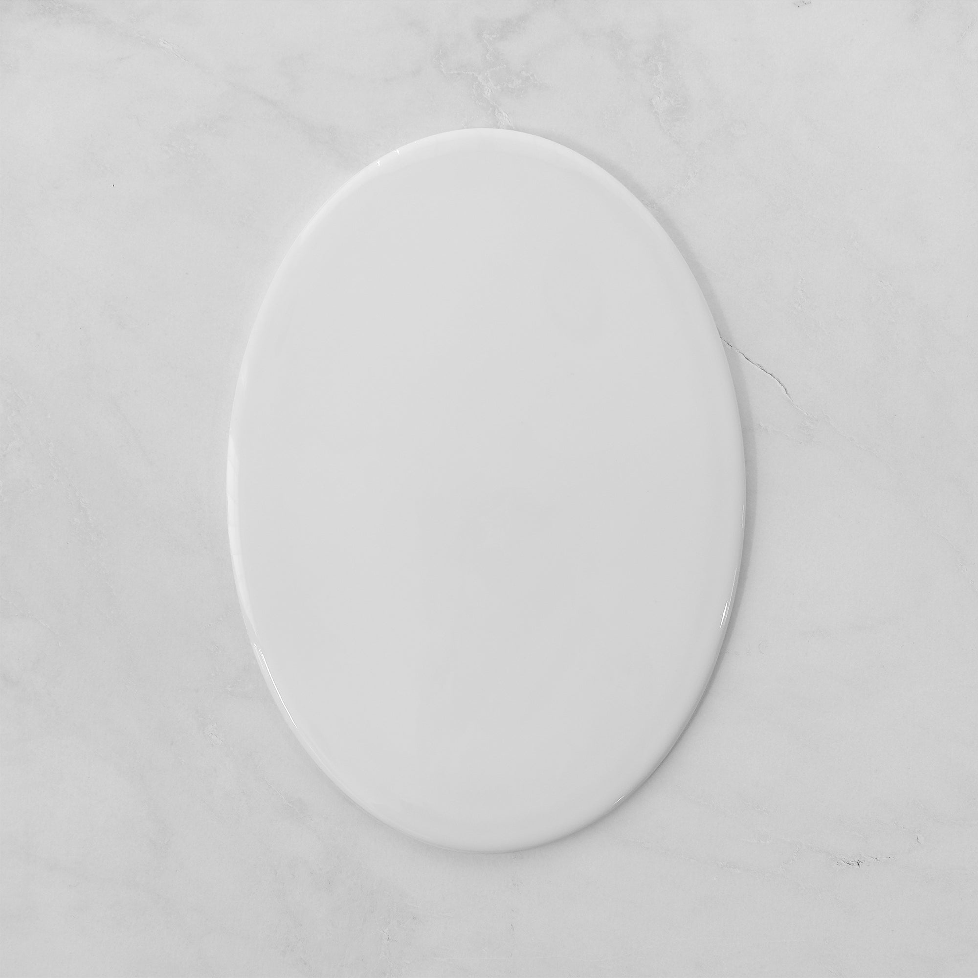 Targa commemorativa in ceramica, 13 x 18 cm – Porcellana Ovale per Lapidi