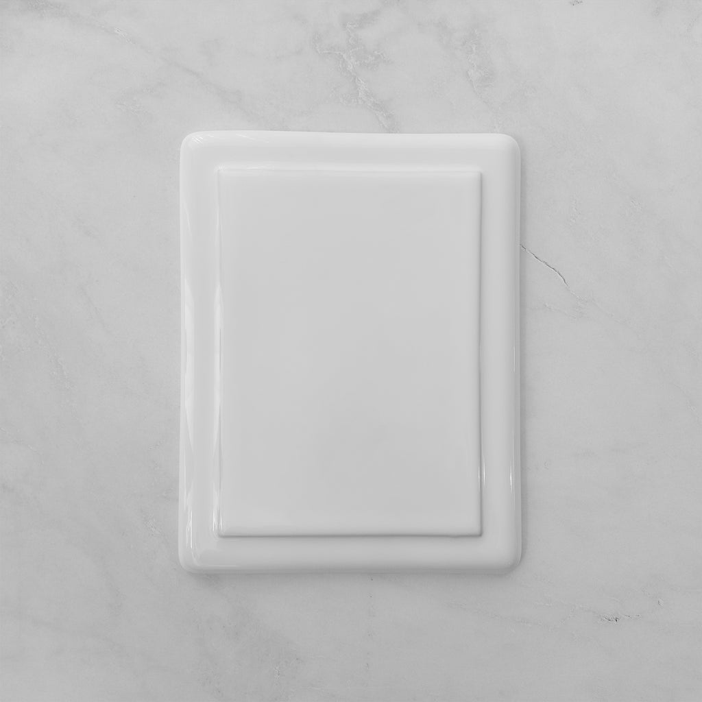 Memorial Ceramic Photo Plaque, 18 x 23 cm – Framed Porcelain for Headstones