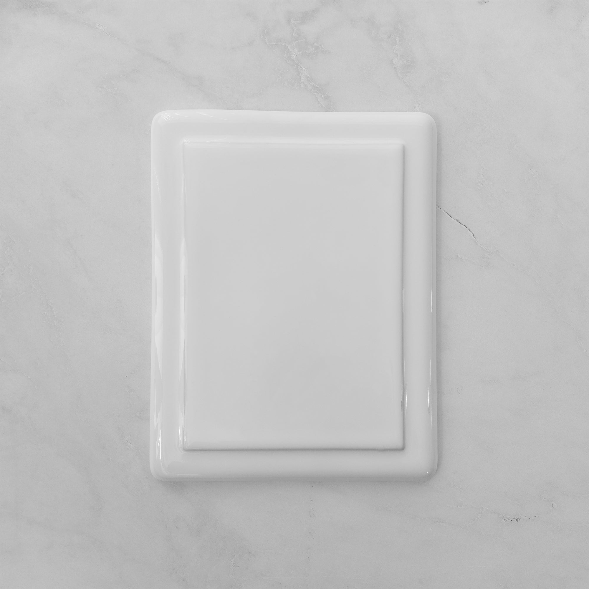 Memorial Ceramic Photo Plaque, 18 x 23 cm – Framed Porcelain for Headstones