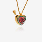 Collana d'Oro a Forma di Cuore per Ceneri - Gioielli Commemorativi