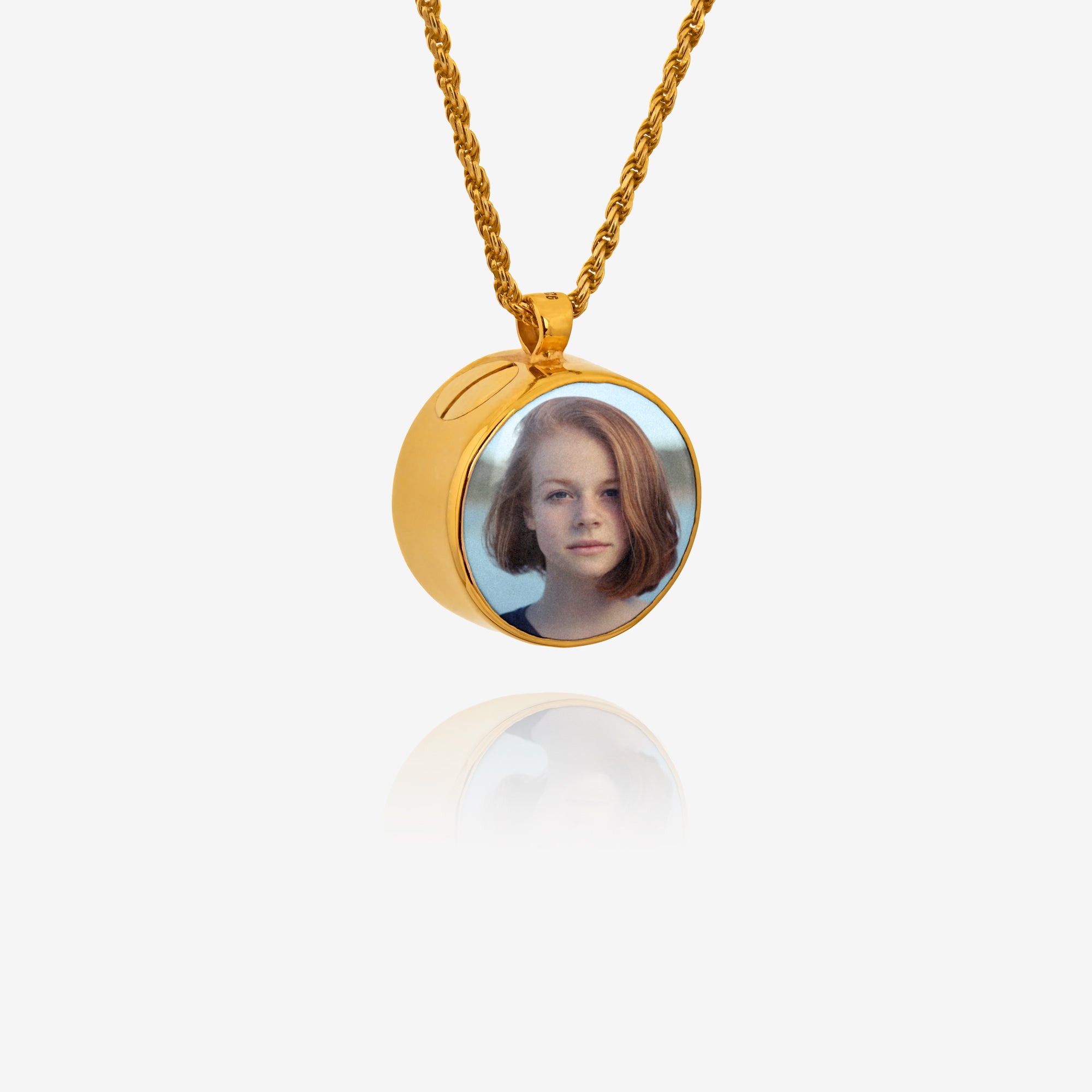 Collana Oro Rotonda per Ceneri - Gioielleria Commemorativa