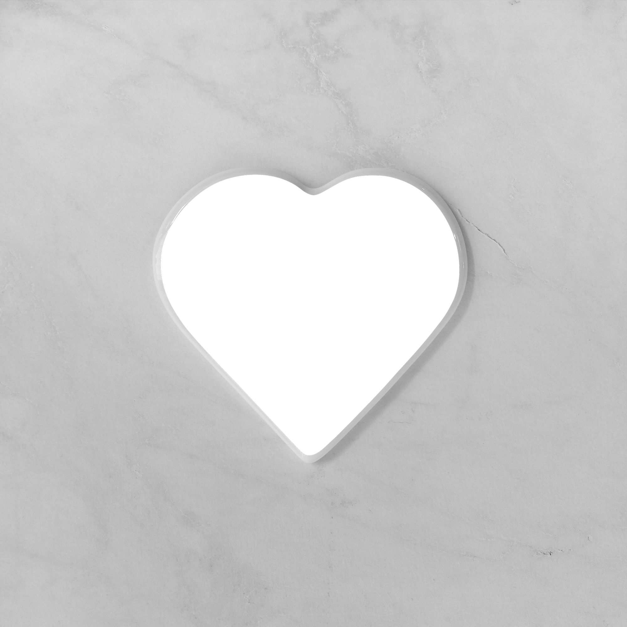 Memorial Ceramic Photo Plaque, 9 cm wide – Heart Shaped Porcelain for Headstones