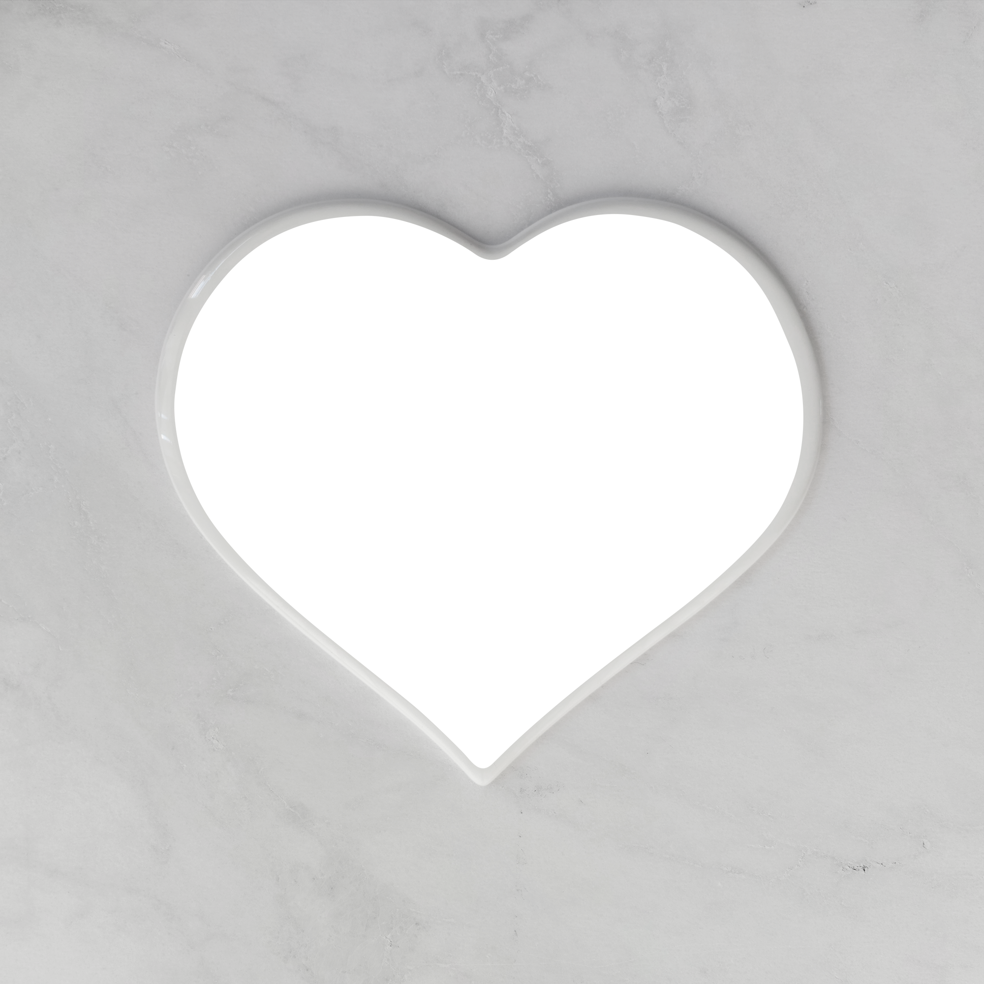 Memorial Ceramic Photo Plaque, 20 cm wide – Heart Shaped Porcelain for Headstones