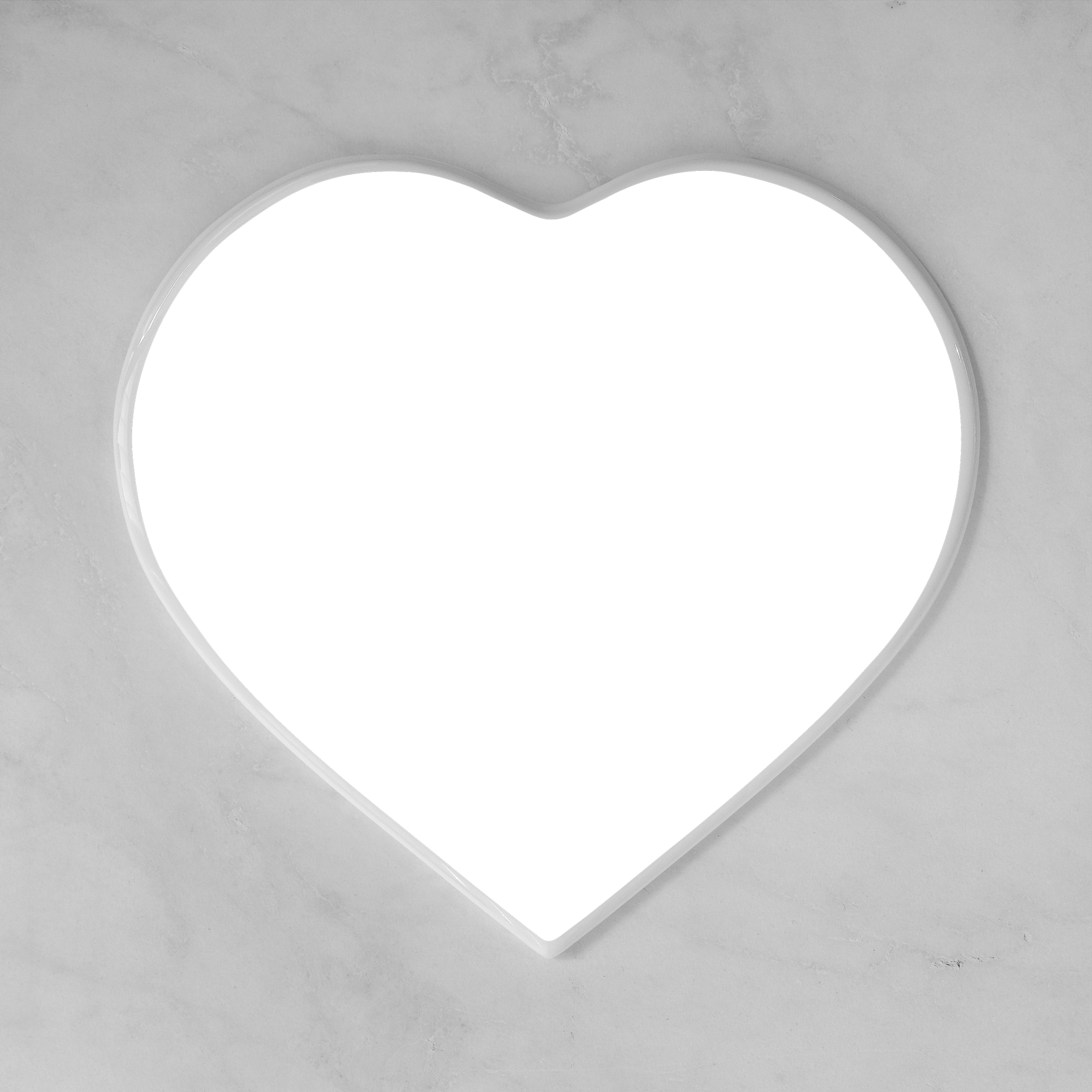 Memorial Ceramic Photo Plaque, 32 cm wide – Heart Shaped Porcelain for Headstones