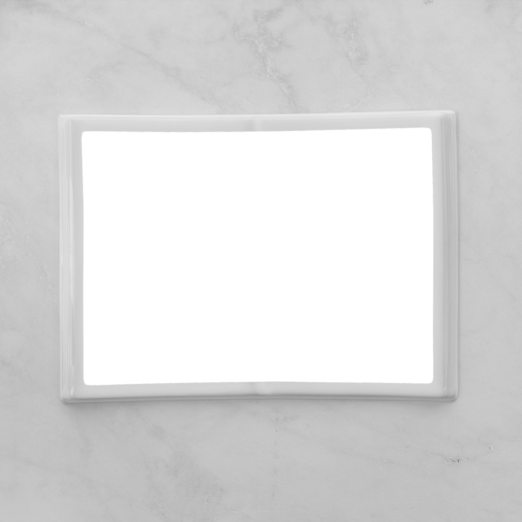 Memorial Ceramic Photo Plaque, 22 x 30 cm – Book Shaped Porcelain for Headstones