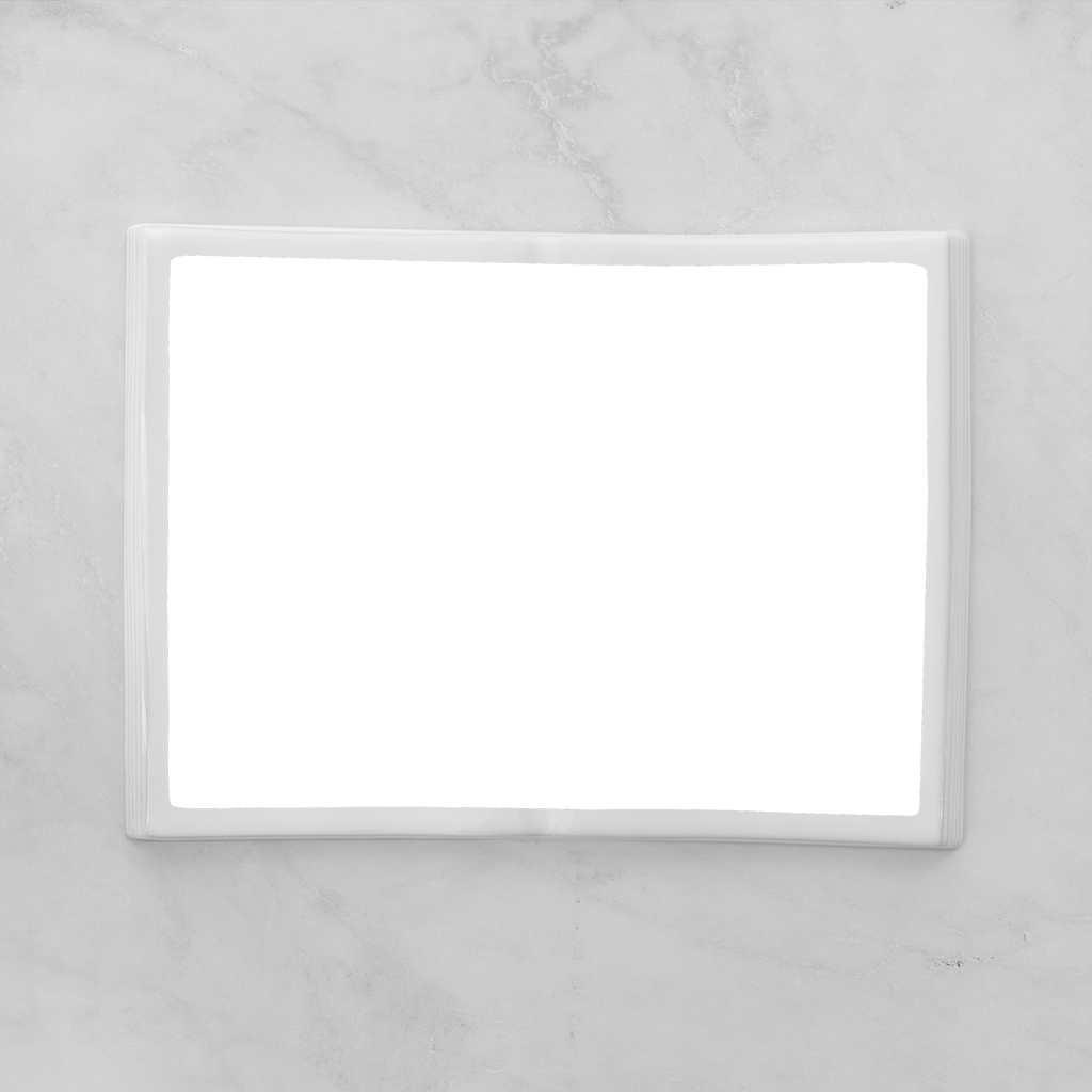 Memorial Ceramic Photo Plaque, 25 x 34 cm – Book Shaped Porcelain for Headstones