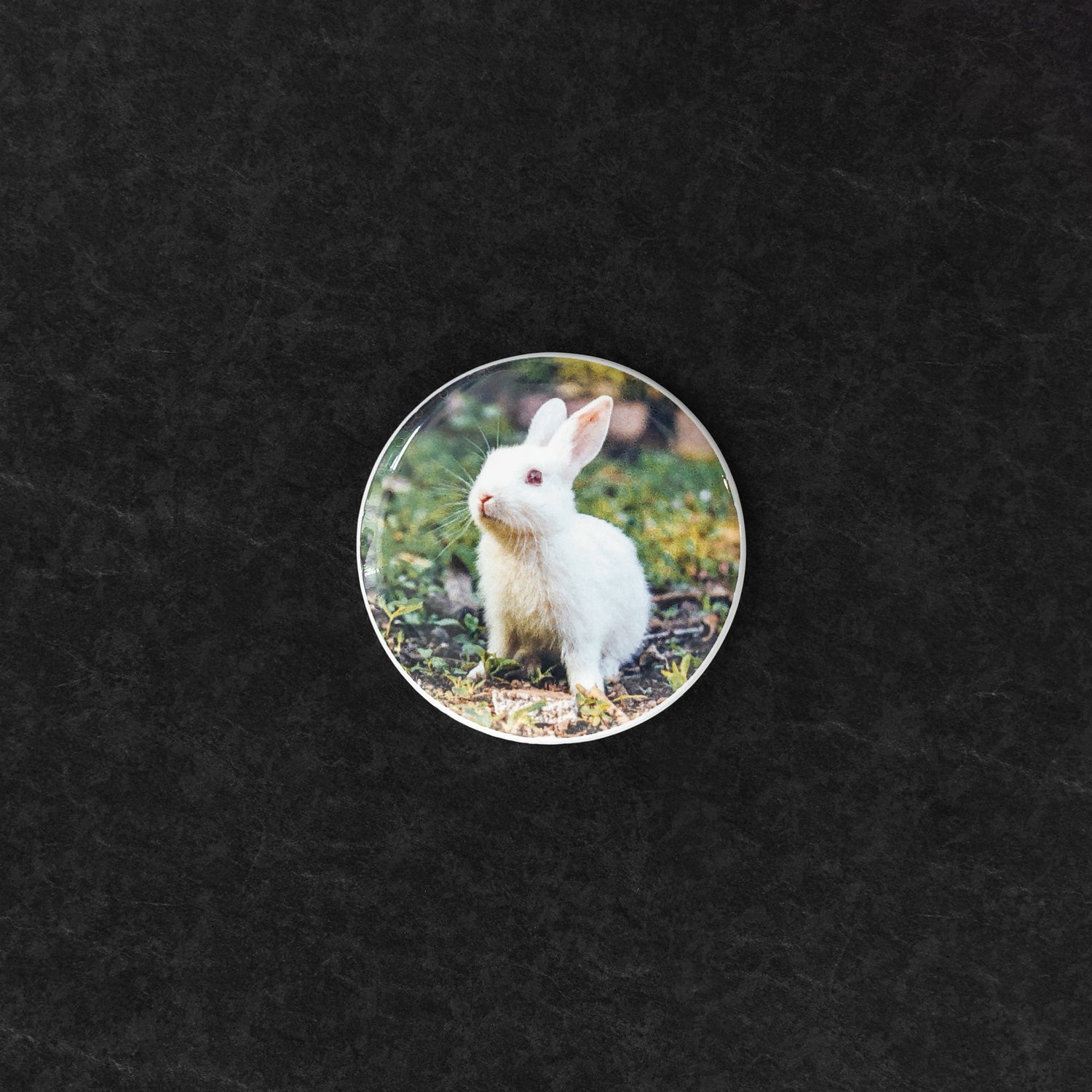 Memorial Ceramic Photo Plaque, 6 cm – Round Porcelain for Headstones