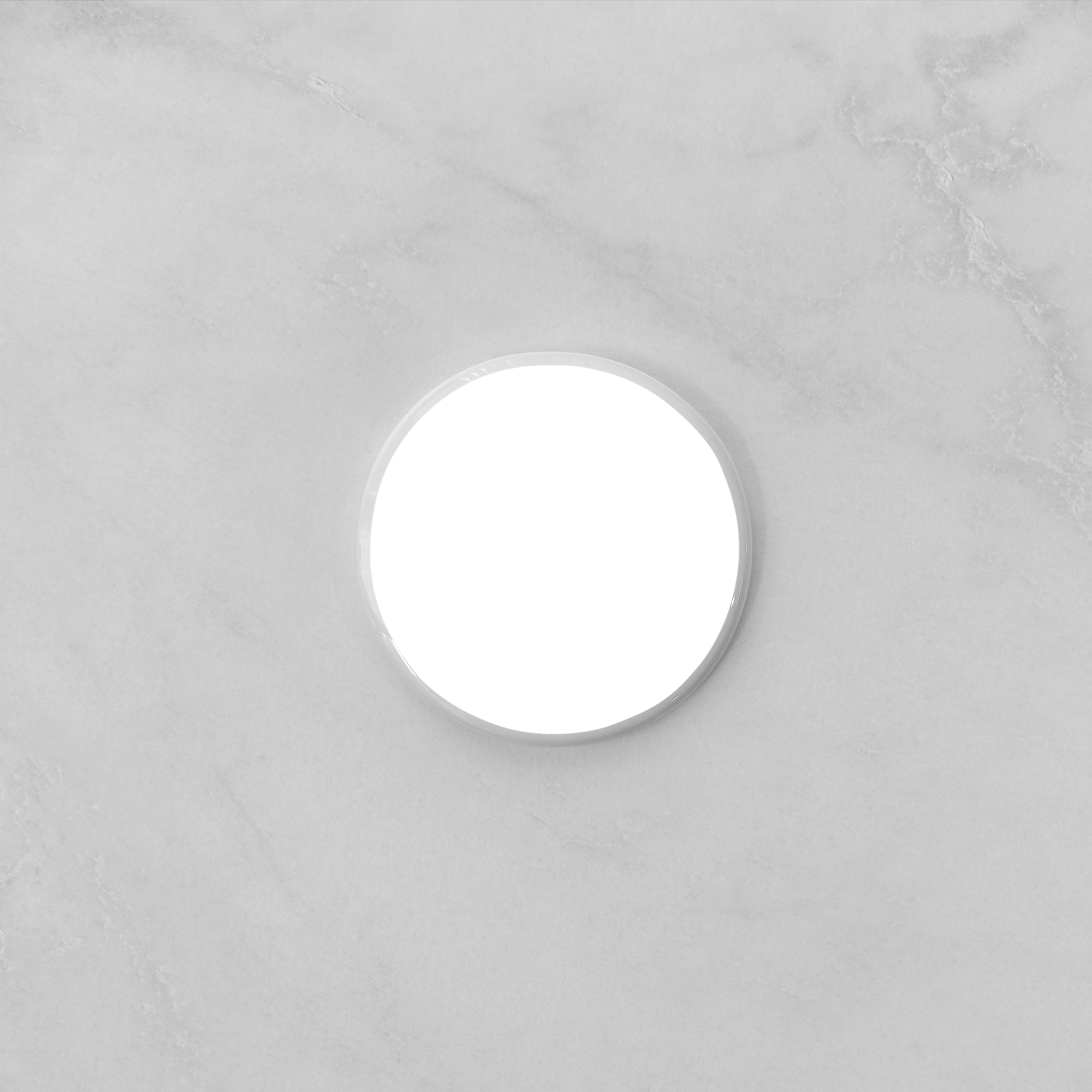 Memorial Ceramic Photo Plaque, 6 cm – Round Porcelain for Headstones