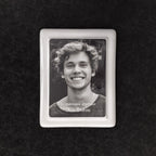 Memorial Ceramic Photo Plaque, 18 x 23 cm – Framed Porcelain for Headstones