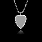 Ciondolo commemorativo con pietra in ceramica a forma di cuore, argento sterling 925