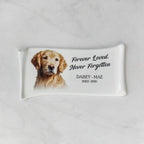 Memorial Ceramic Photo Plaque, 14 x 29 cm – Papyrus Porcelain for Headstones