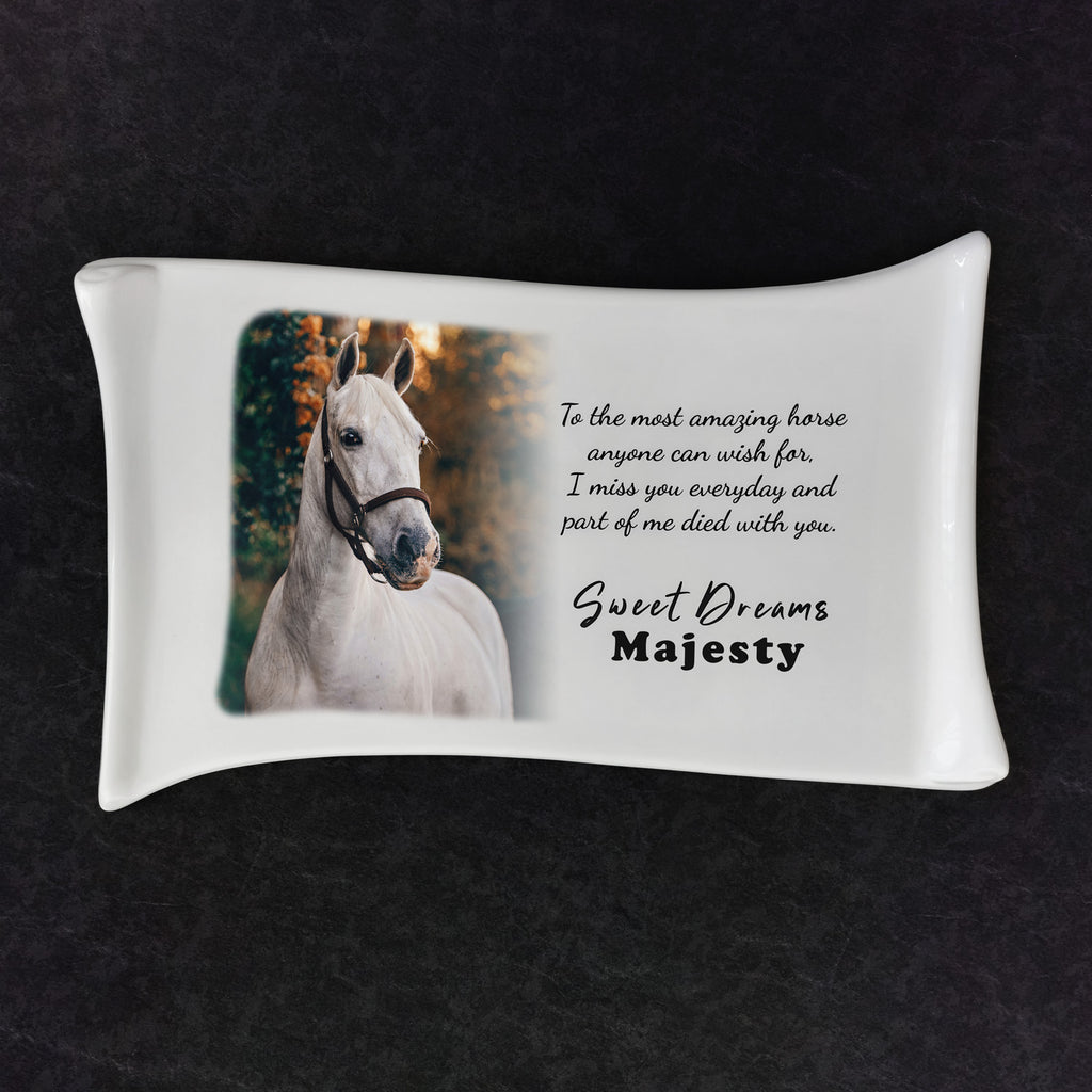 Memorial Ceramic Photo Plaque, 30 x 49 cm – Papyrus Porcelain for Headstones