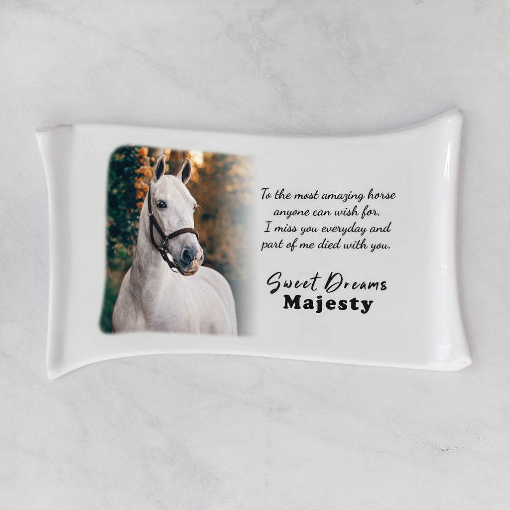 Memorial Ceramic Photo Plaque, 30 x 49 cm – Papyrus Porcelain for Headstones