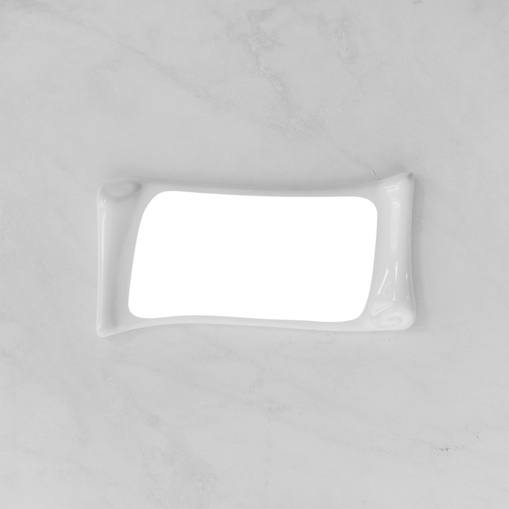 Targa fotografica commemorativa in ceramica, 6 x 12 cm – Porcellana di papiro per lapidi