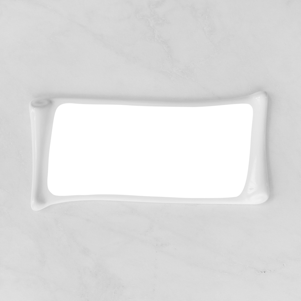 Targa commemorativa in ceramica, 9 x 19 cm – Porcellana di papiro per lapidi