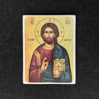 Memorial Ceramic Photo Plaque, 9 x 12 cm – Rectangular Porcelain for Headstones