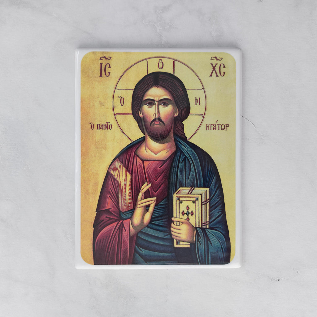 Memorial Ceramic Photo Plaque, 9 x 12 cm – Rectangular Porcelain for Headstones