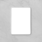 Memorial Ceramic Photo Plaque, 11 x 15 cm – Rectangular Porcelain for Headstones