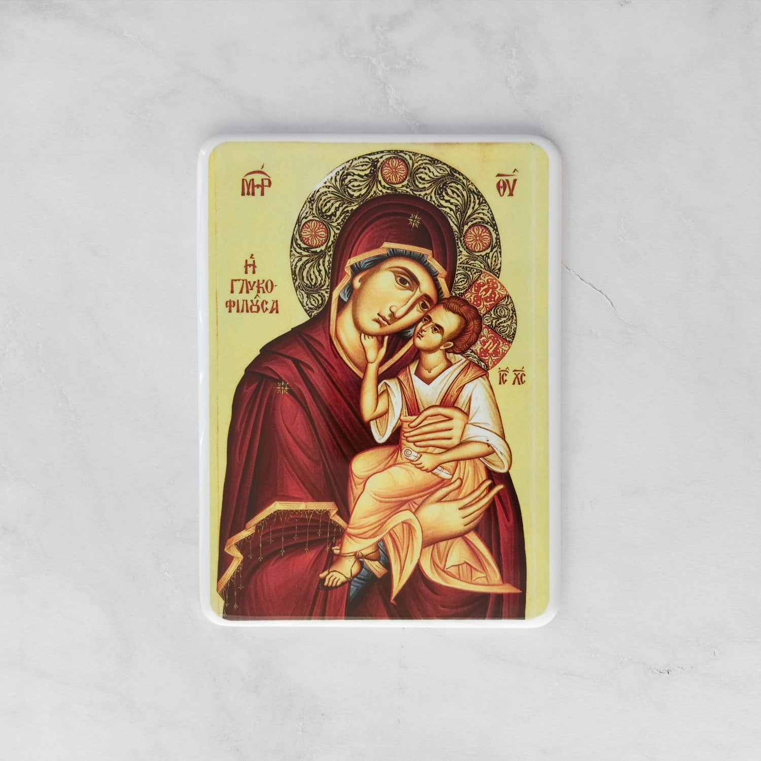 Targa commemorativa in ceramica, 11 x 15 cm – Porcellana Rettangolare per Lapidi Immagine principale del prodotto