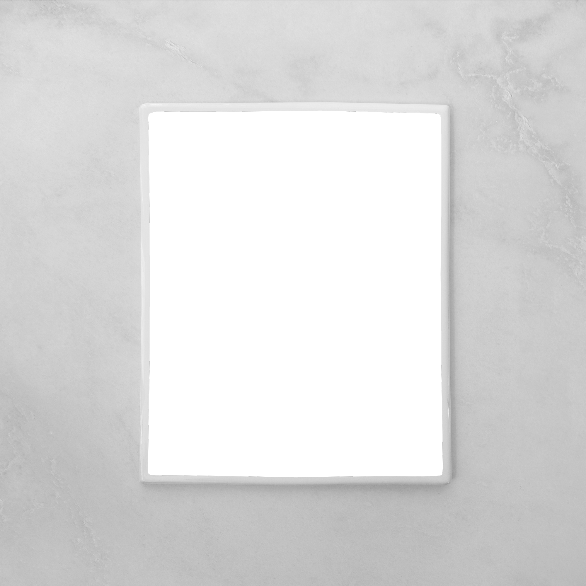 Targa commemorativa in ceramica, 24 x 30 cm – Porcellana Rettangolare per Lapidi