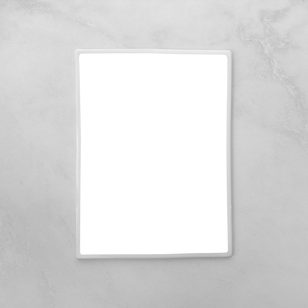 Memorial Ceramic Photo Plaque, 30 x 40 cm – Rectangular Porcelain for Headstones