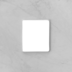 Memorial Ceramic Photo Plaque, 5 x 6 cm – Rectangular Porcelain for Headstones