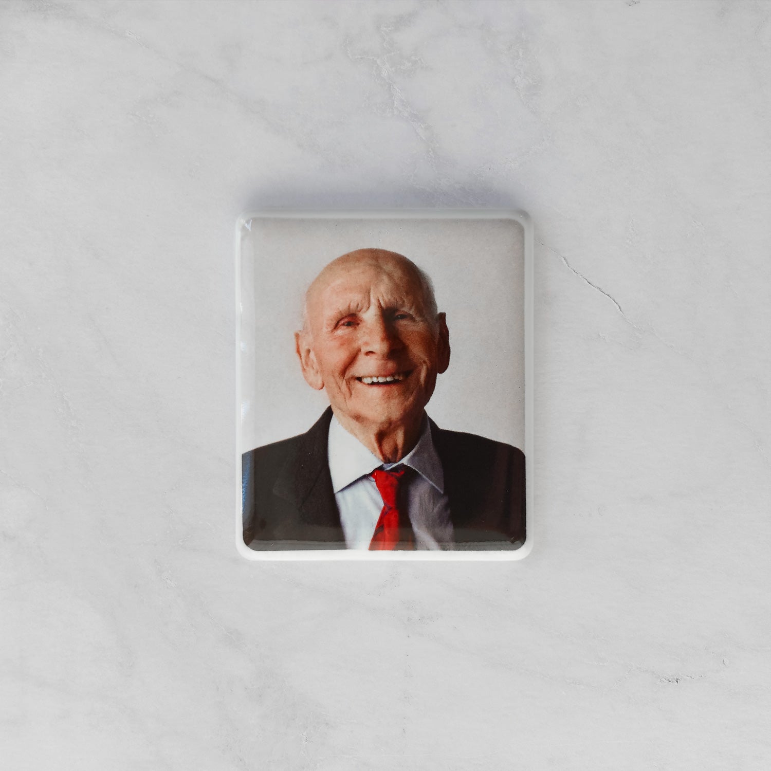 Placa Cerámica Memorial con Foto, 5 x 6 cm – Porcelana Rectangular para Lápidas
 Imagen principal del producto